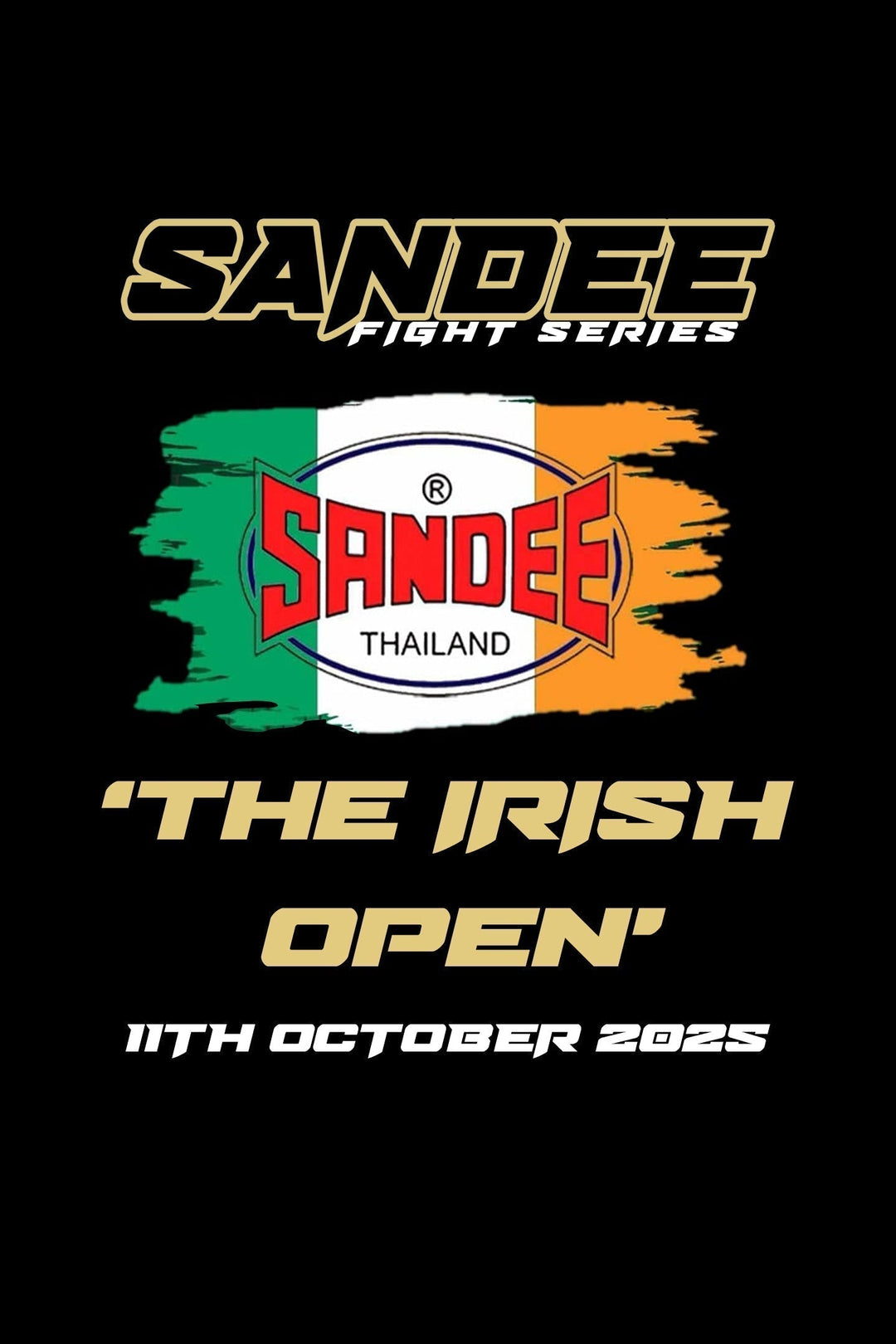 The 'IRISH SANDEE OPEN' - 11th October 2025