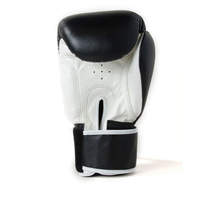 Authentic Velcro 2 Tone Boxing Gloves - Black & White