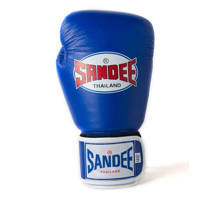 Authentic Velcro 2 Tone Boxing Gloves - Blue & White