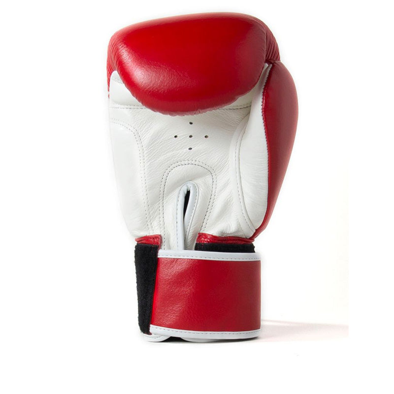 Authentic Velcro 2 Tone Boxing Gloves - Red & White