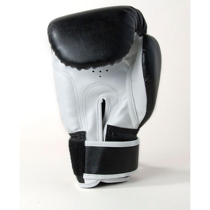 Kids Authentic Velcro 2 Tone Boxing Gloves - Black & White