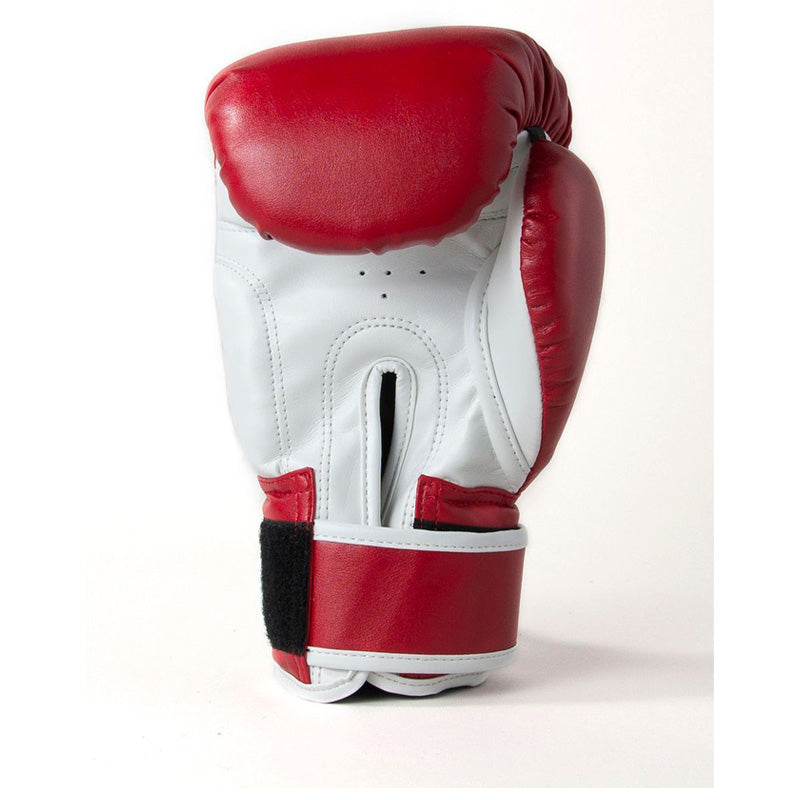 Kids Authentic Velcro 2 Tone Boxing Gloves - Red & White