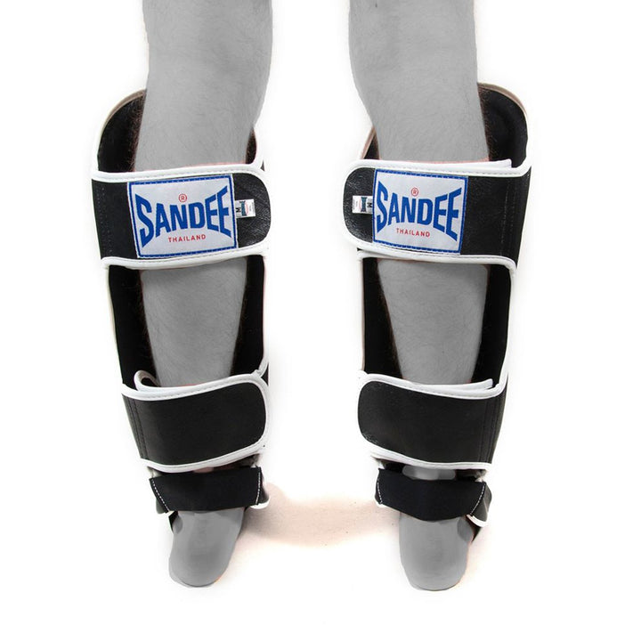 Authentic Boot Shinguards - Black & White