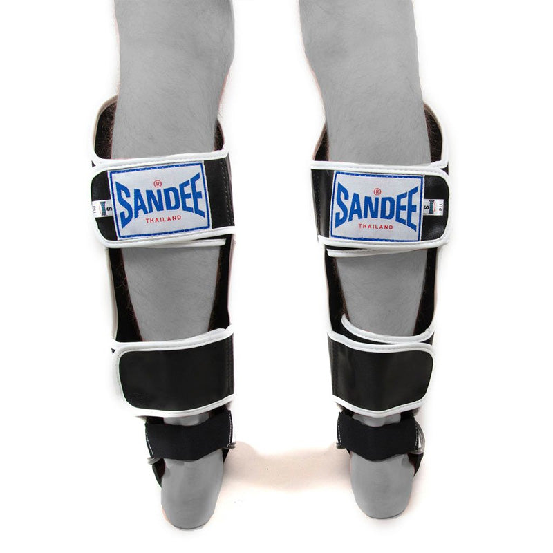 Kids Authentic Boot Shinguards - Black & White