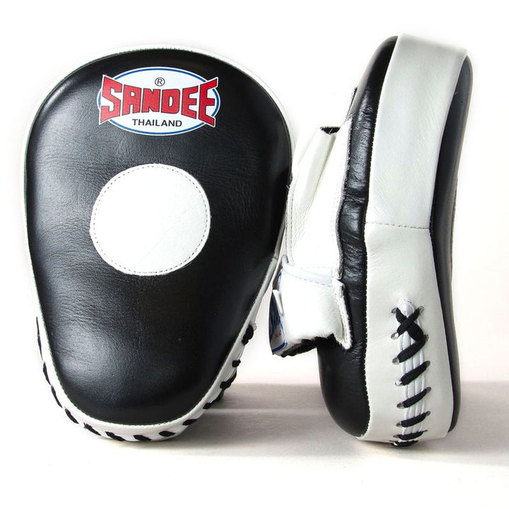 Curved Focus Mitts - Black & White