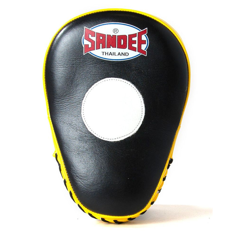 Curved Focus Mitts - Black & Yellow