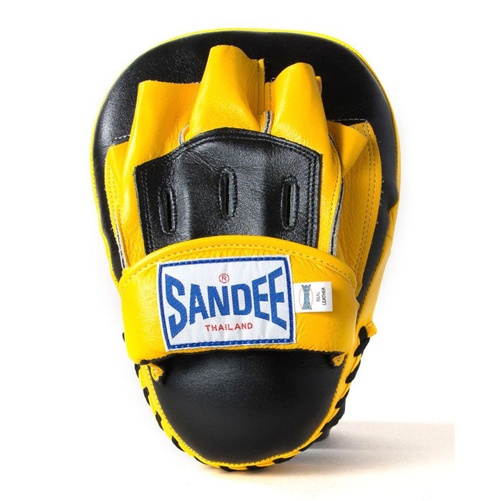 Curved Focus Mitts - Black & Yellow