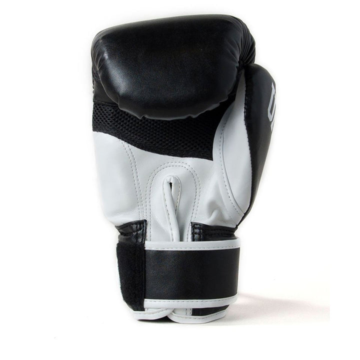 Kids Cool-Tec Velcro 3 Tone Boxing Gloves - Black, Gold & White