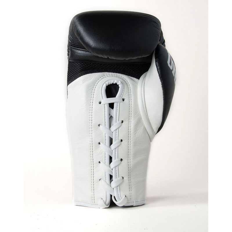 Cool-Tec Lace Up 3 Tone Boxing Gloves - Black, White & Red