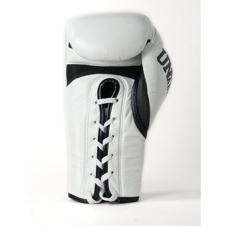 Cool-Tec Lace Up 3 Tone Boxing Gloves - White, Black & Red