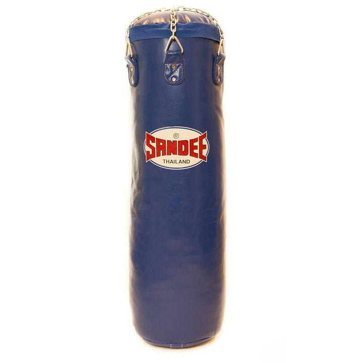 Full Leather Punch Bag - Blue