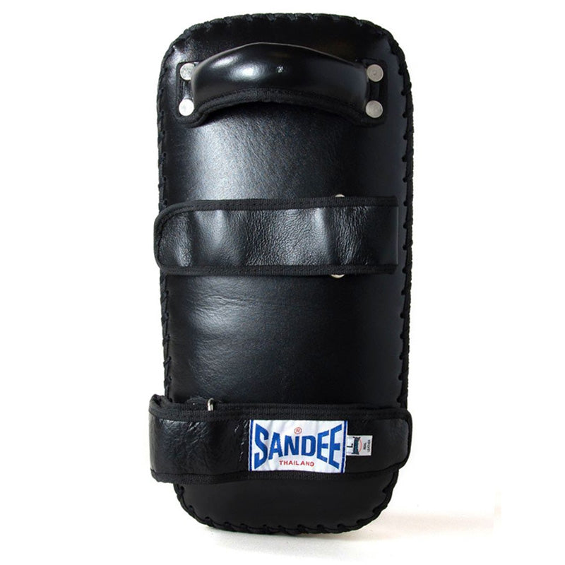 Extra Thick Flat Thai Kick Pads - Black & White