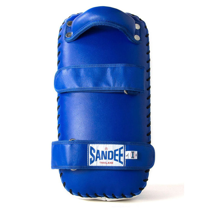 Extra Thick Flat Thai Kick Pads - Blue & White