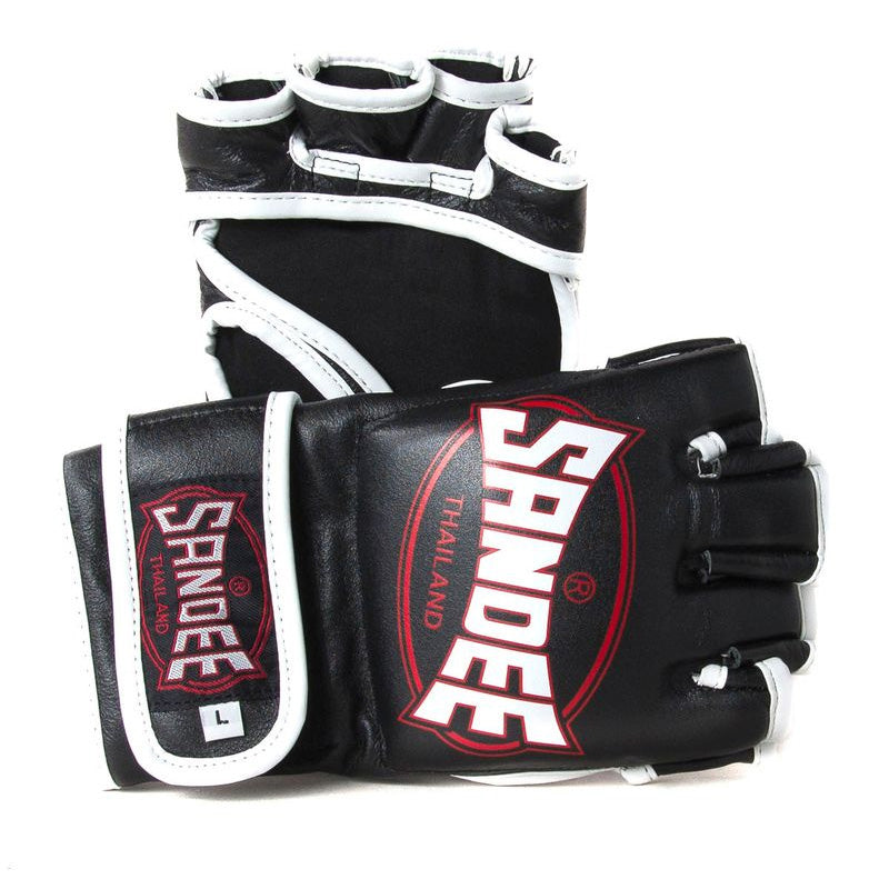 MMA Fight Glove - Black & White