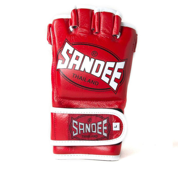 MMA Fight Glove - Red & White