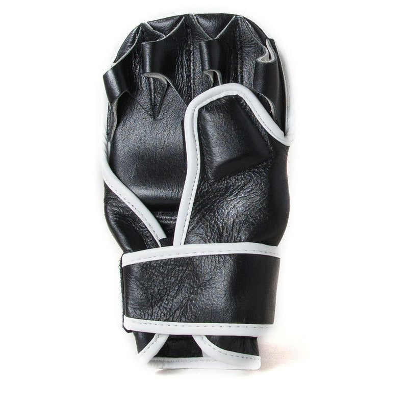 MMA Sparring Gloves - Black & White