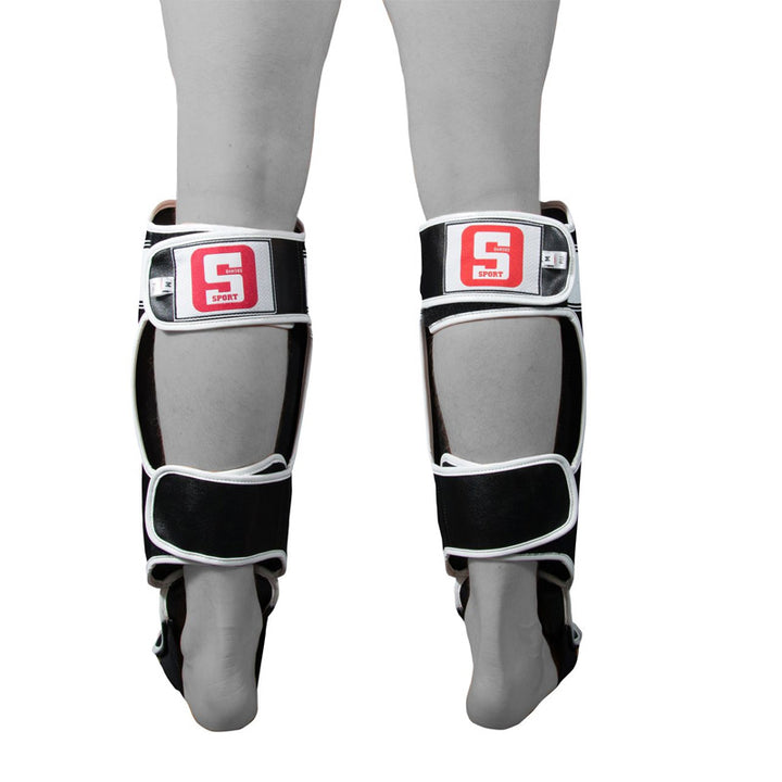 Sport Slim Shinguards - Black & White