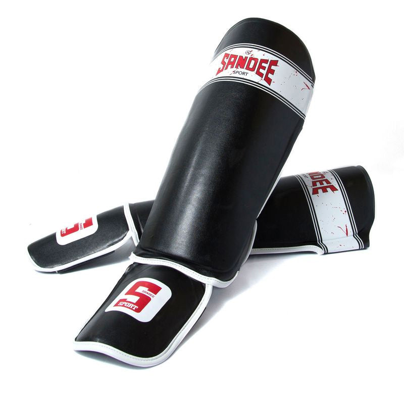 Sport Slim Shinguards - Black & White