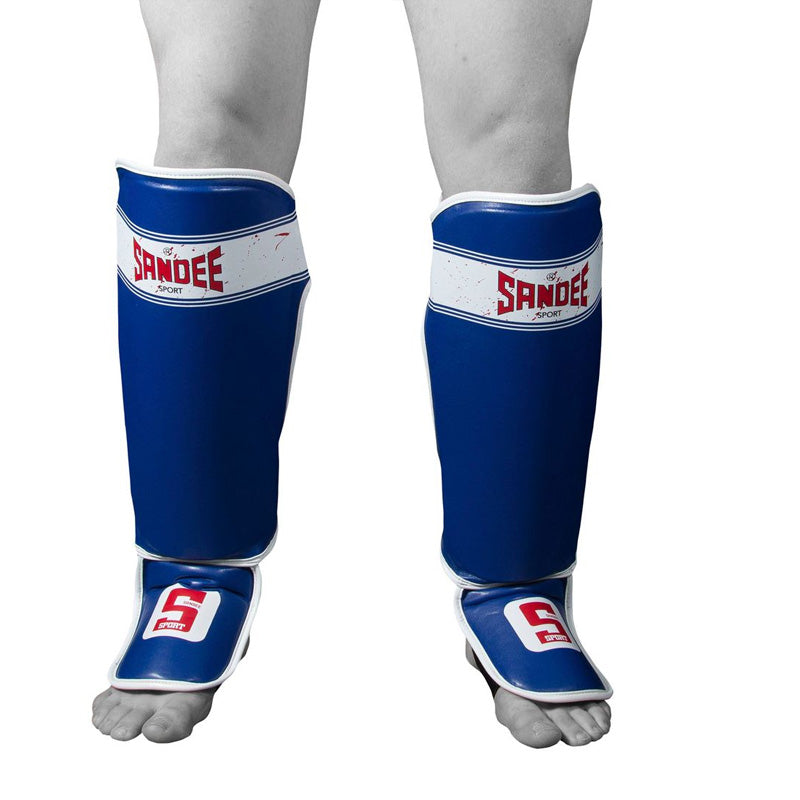 Sport Slim Shinguards - Blue & White