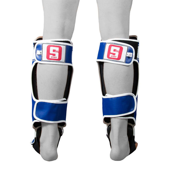 Sport Slim Shinguards - Blue & White