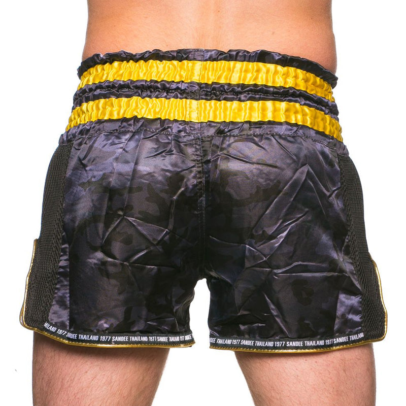 Thai Shorts - Supernatural Power - Black/Carbon/Gold