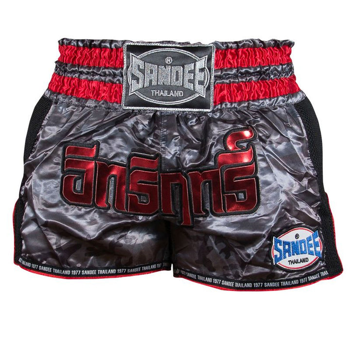 Thai Shorts - Supernatural Power - Black/Carbon/Red