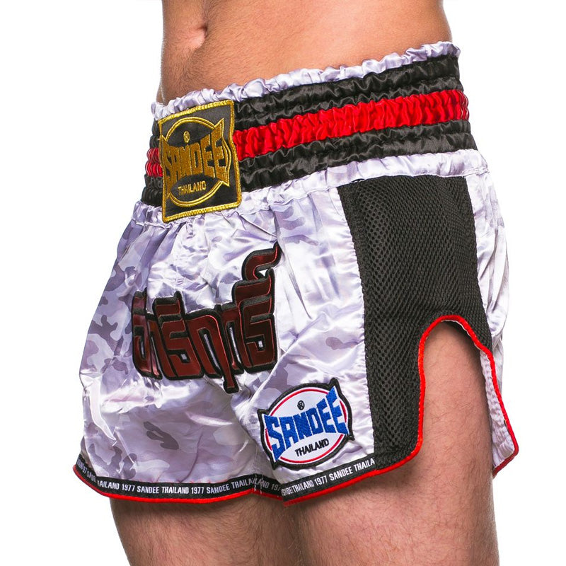 Thai Shorts - Supernatural Power - White / Black / Red