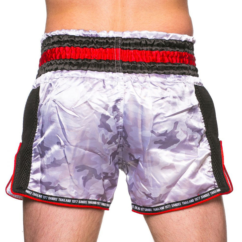 Thai Shorts - Supernatural Power - White / Black / Red