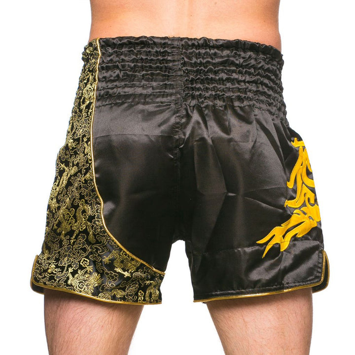 Thai Shorts - Unbreakable - Black/Yellow