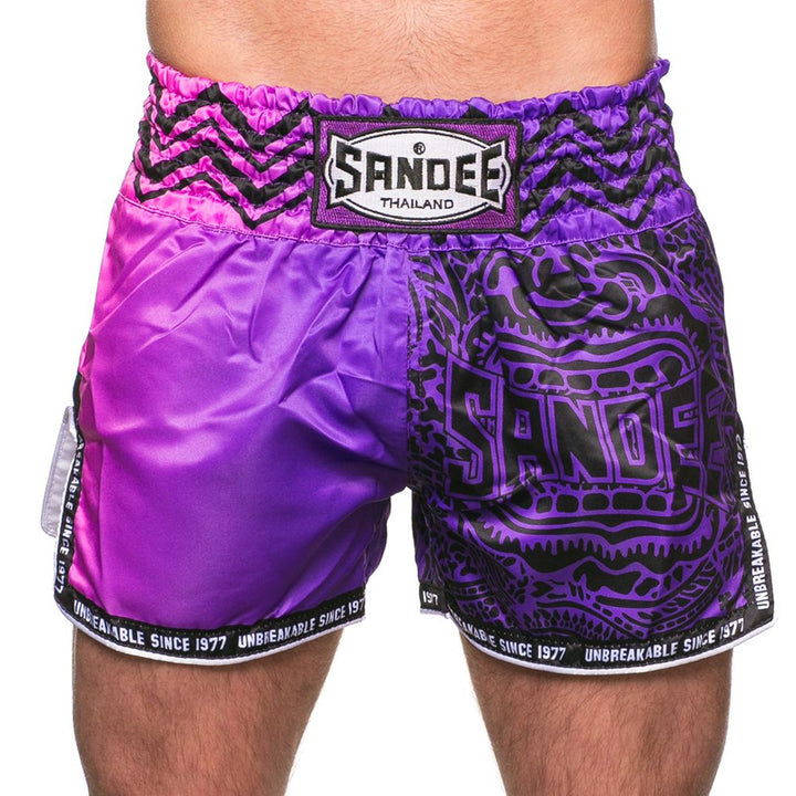 Thai Shorts - Warrior - Purple / Pink