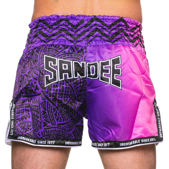 Thai Shorts - Warrior - Purple / Pink