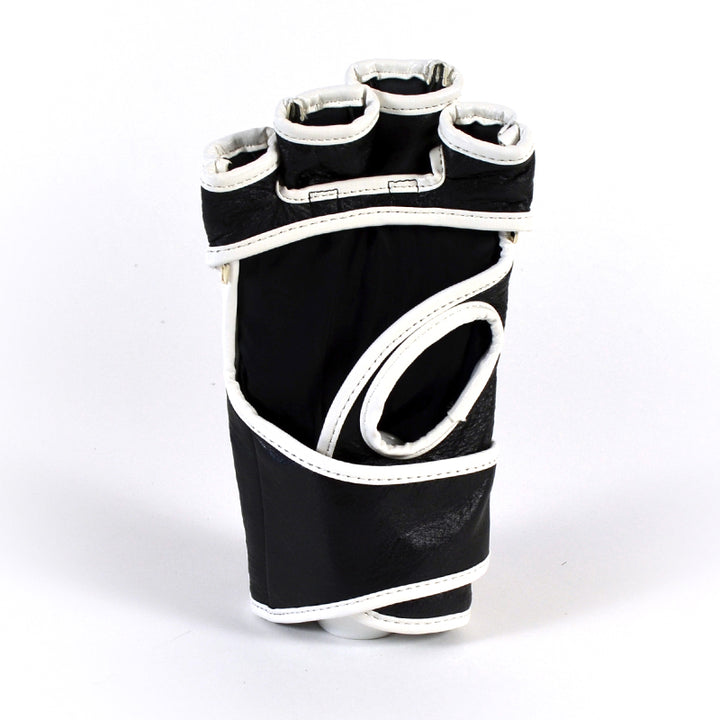 MMA Fight Glove - Black & White (Clearance)