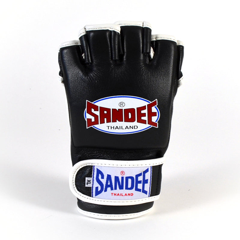 MMA Fight Glove - Black & White (Clearance)